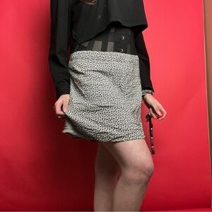 Black and white floral skirt 🖤🤍​​​​​​​​​​​​​​​​​​​​​